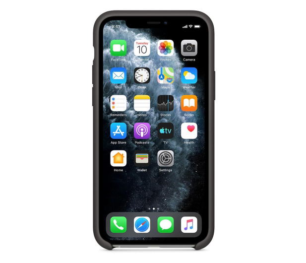 Etui Silicone Case do iPhone 11 Pro czarne - 514606 - zdjęcie 3